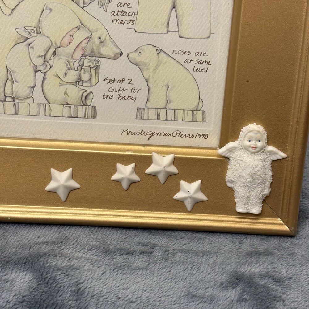 Depart. 56 Snowbabies Friendship Club Picture Frame 1998-1999 - Picture 3 of 9